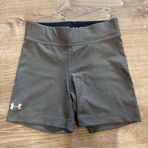 Under Armour Women's Charcoal Gray Athletic Shorts